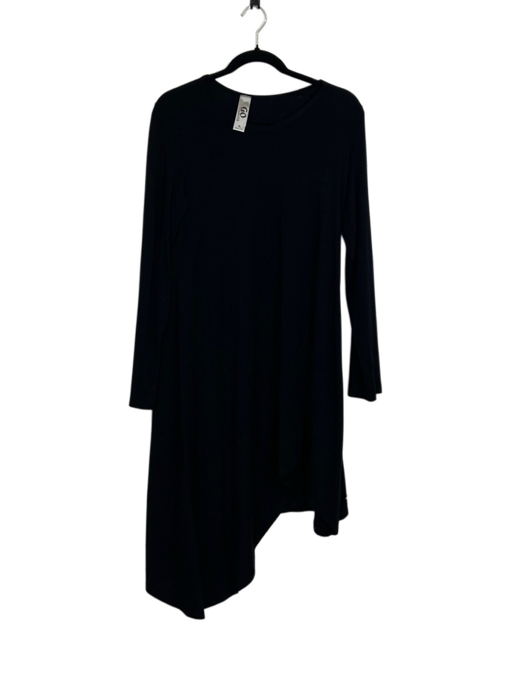 Go Couture Whimsigoth Black Long-Sleeve Asymmetrical Hem Dress